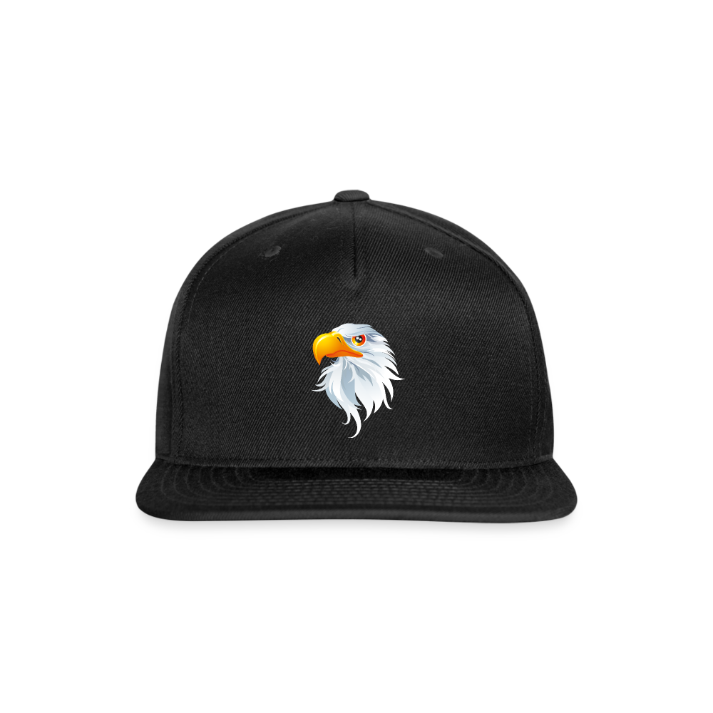 SIE CAPS "BALD EAGLE" Snapback Baseball Cap - black