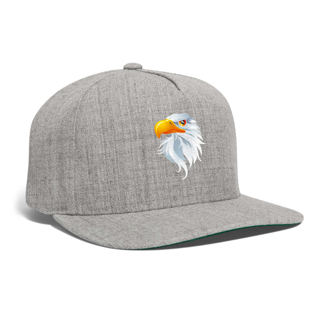 SIE CAPS "BALD EAGLE" Snapback Baseball Cap - heather gray