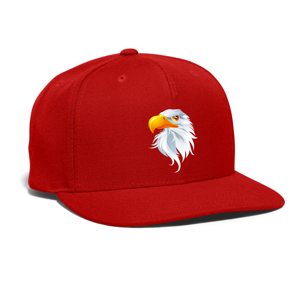 SIE CAPS "BALD EAGLE" Snapback Baseball Cap - red