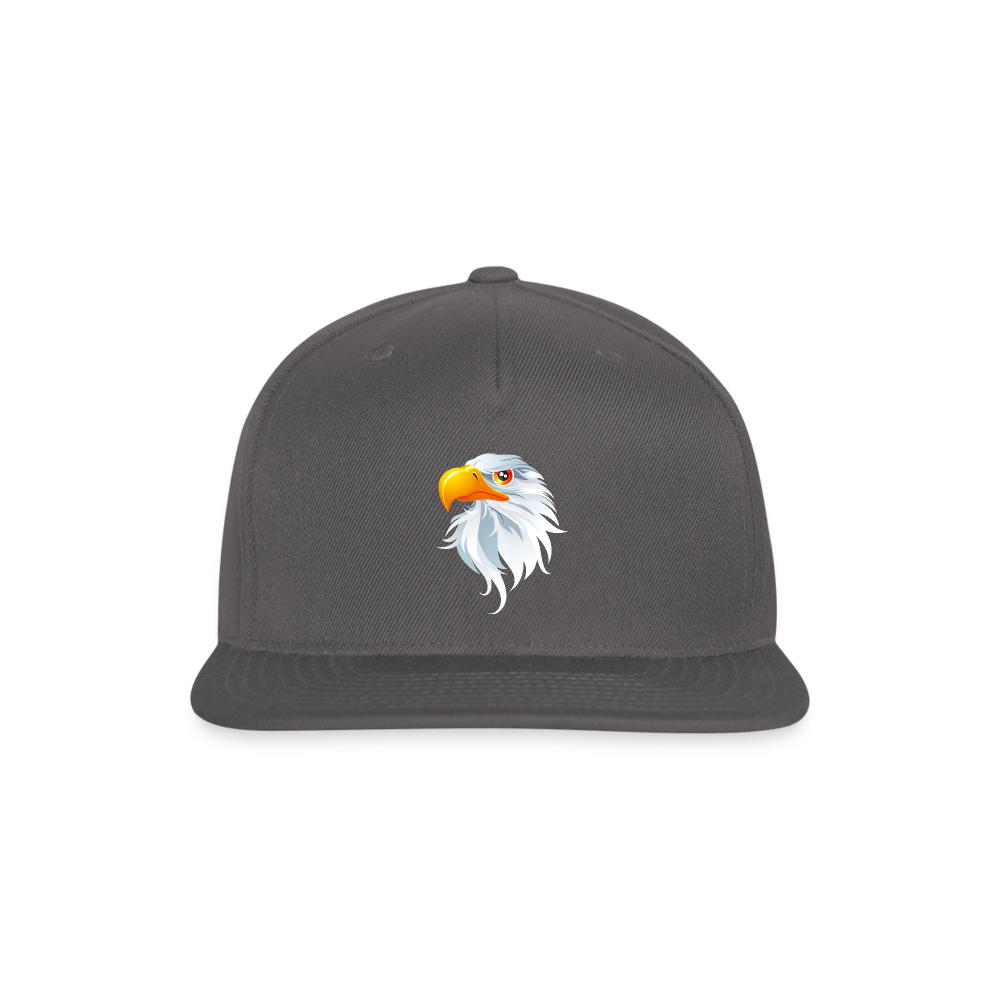 SIE CAPS "BALD EAGLE" Snapback Baseball Cap - dark grey