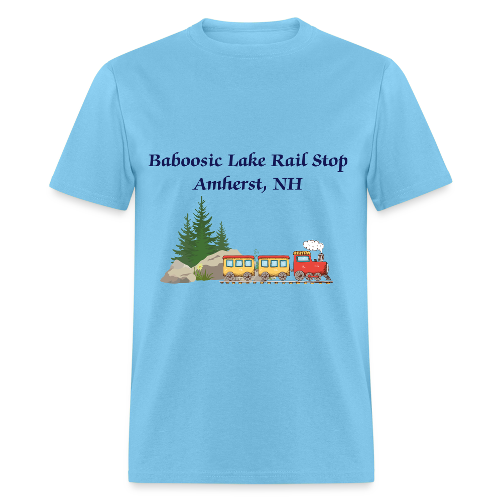 SIE CAPS "BABOOSIC LAKE RAIL STOP" Unisex Classic T-Shirt - aquatic blue