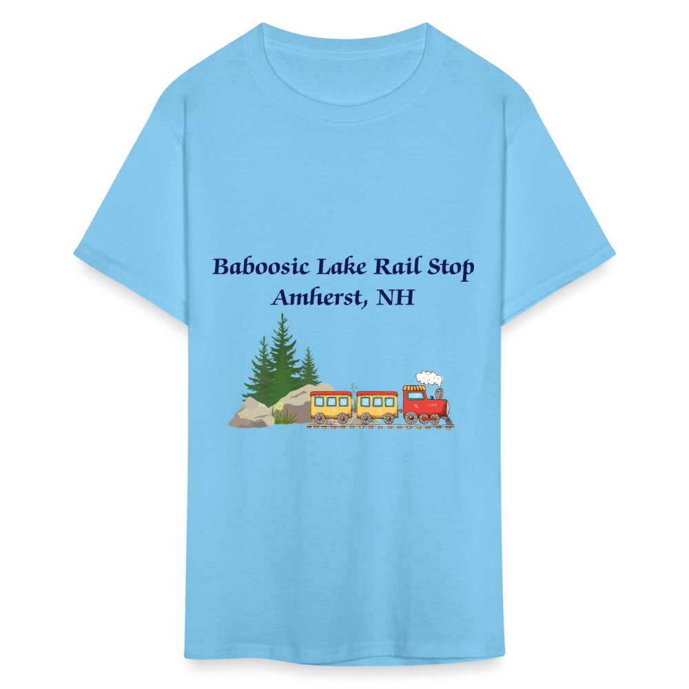 SIE CAPS "BABOOSIC LAKE RAIL STOP" Unisex Classic T-Shirt - aquatic blue