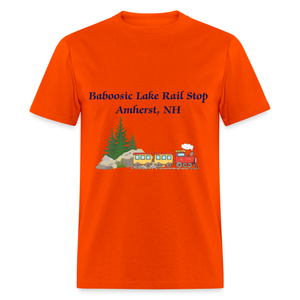 SIE CAPS "BABOOSIC LAKE RAIL STOP" Unisex Classic T-Shirt - orange