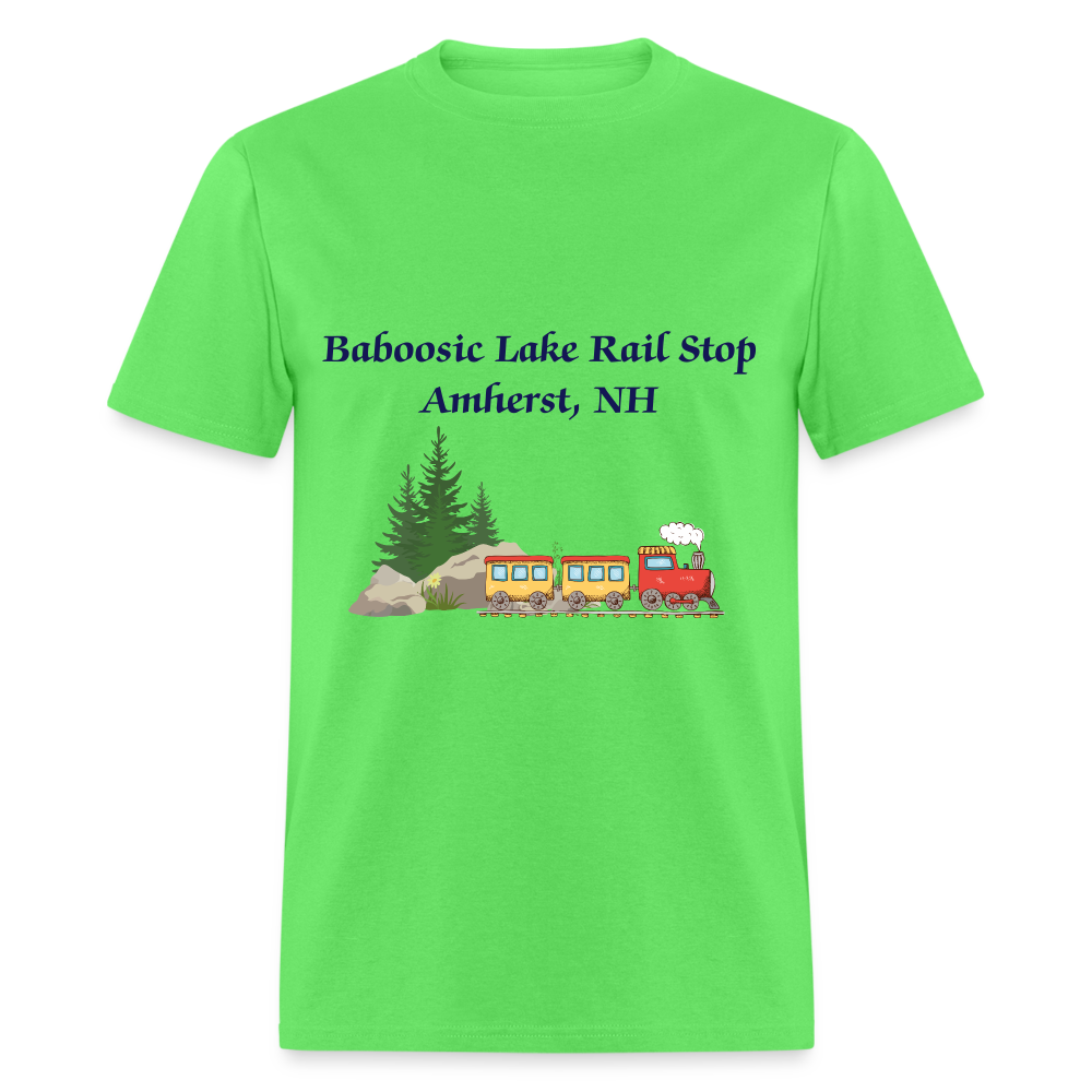 SIE CAPS "BABOOSIC LAKE RAIL STOP" Unisex Classic T-Shirt - kiwi