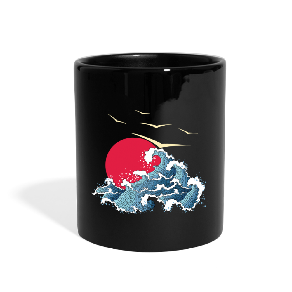SIE CAPS "SUNSET SEAGULLS" Mug - black