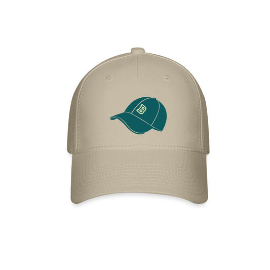 SIE VAPS "TWO CAP" Original FLEXFIT Baseball Cap - khaki