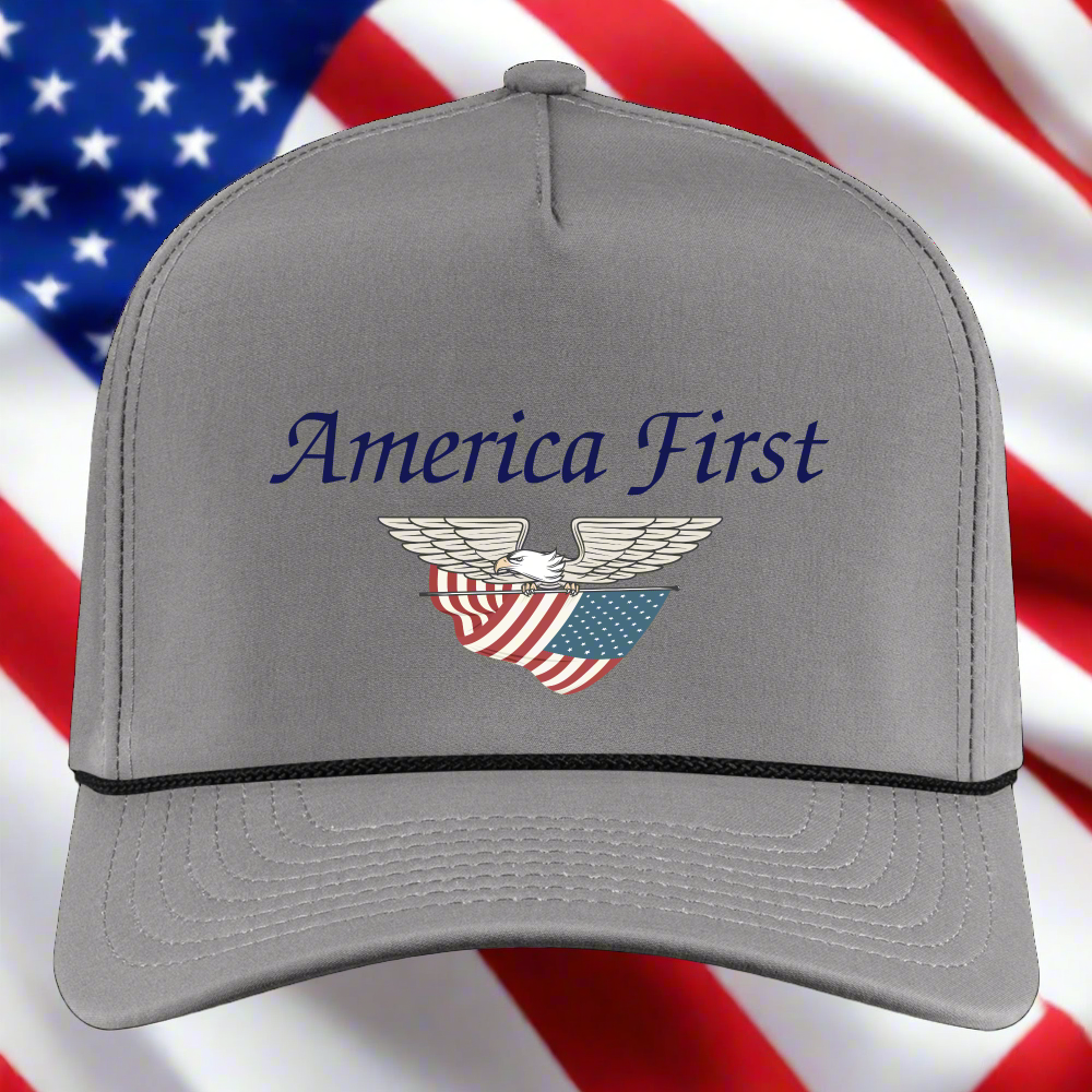 SIE CAPS "AMERICA FIRST 2024" Original Imperial Rope Cap - gray/black