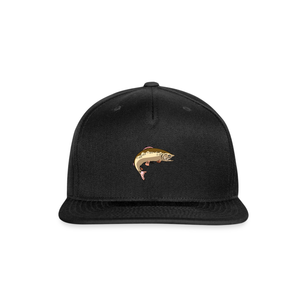 SIE CAPS "FLYING FISH" Original Snapback Baseball Cap - black