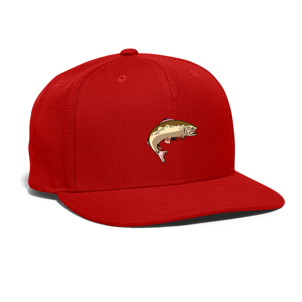 SIE CAPS "FLYING FISH" Original Snapback Baseball Cap - red