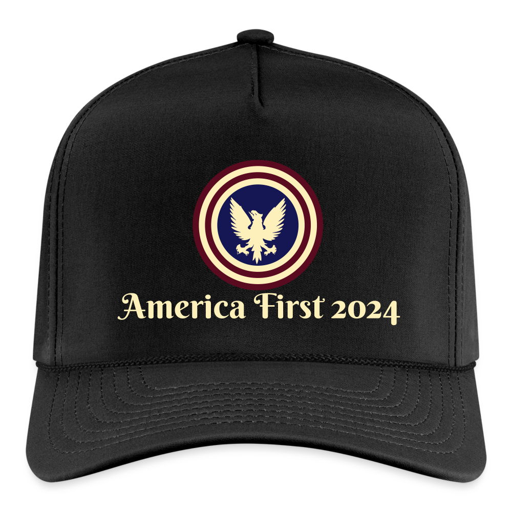 SIE CAPS "AMERICAN SHIELD" Original Imperial Rope Cap - black/black