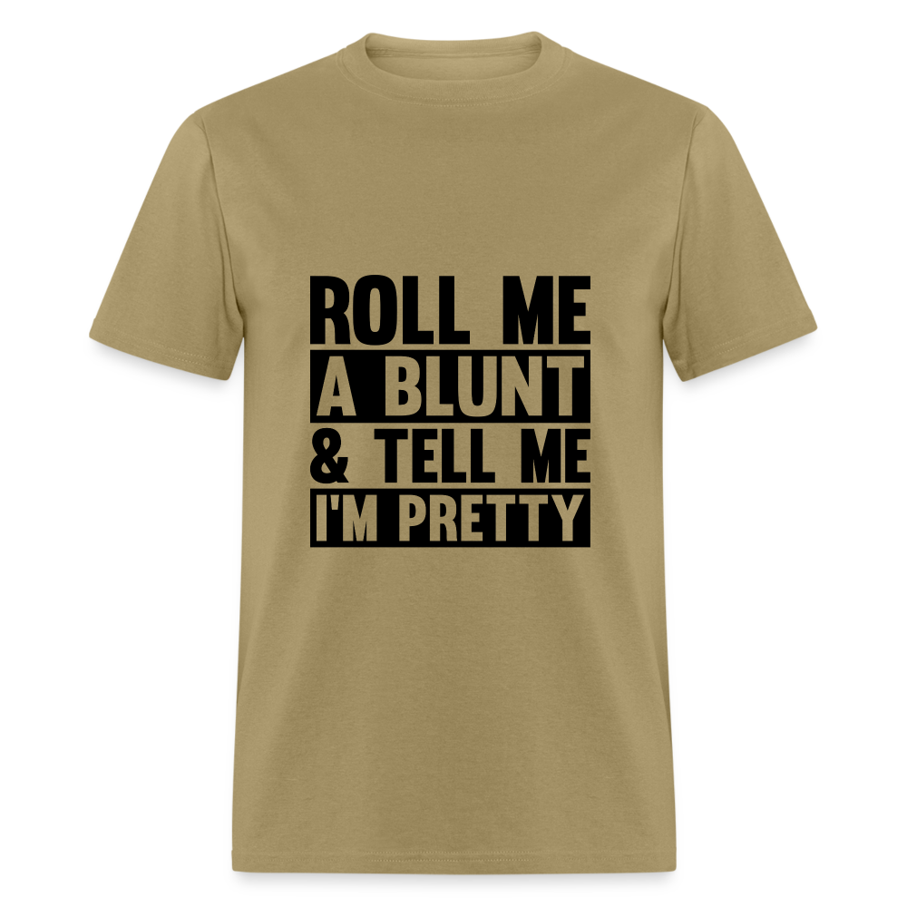 SIE CAPS "ROLL ME A BLUNT" Unisex Classic T-Shirt - khaki