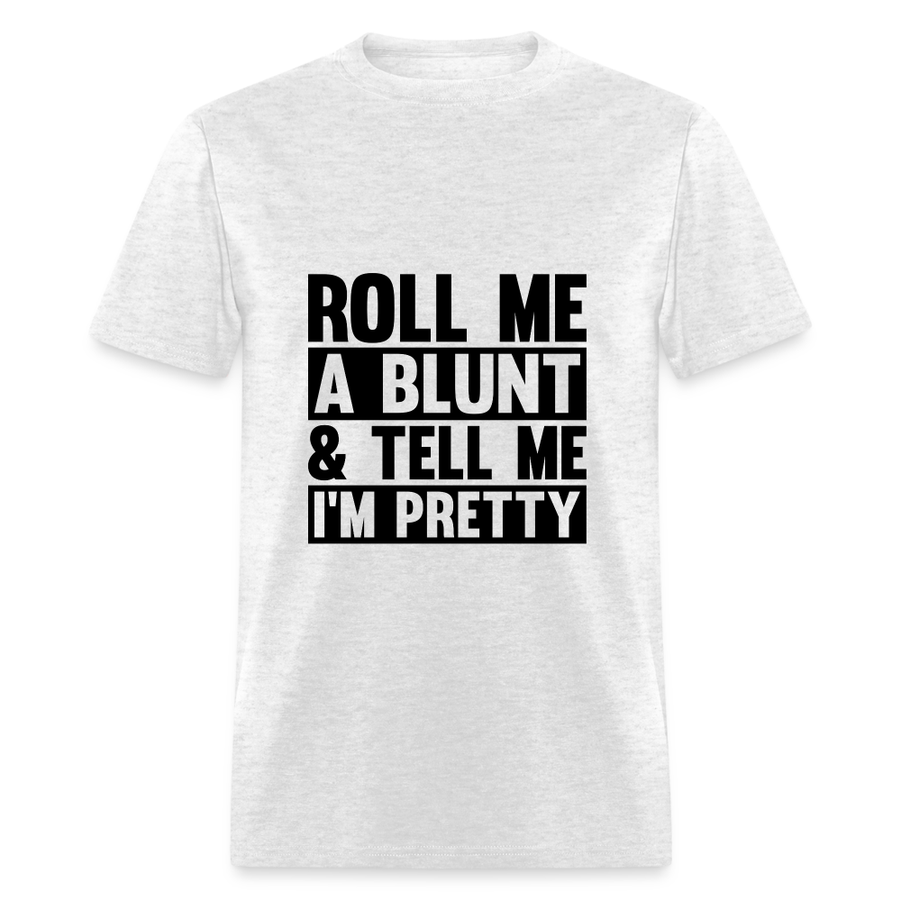 SIE CAPS "ROLL ME A BLUNT" Unisex Classic T-Shirt - light heather gray