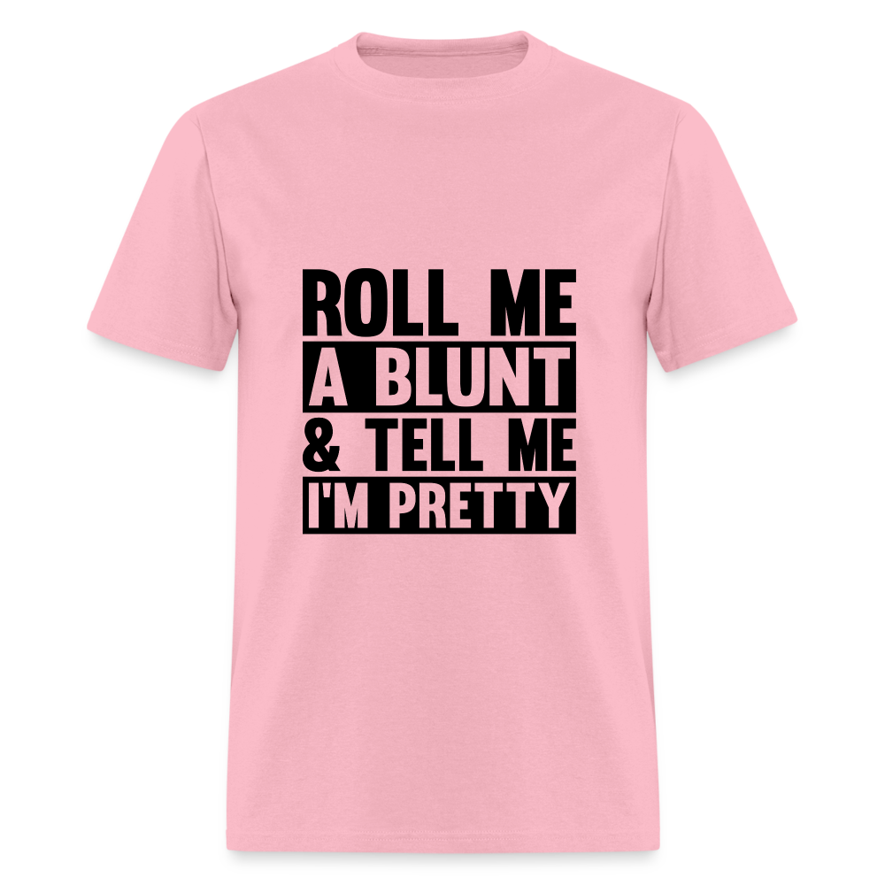 SIE CAPS "ROLL ME A BLUNT" Unisex Classic T-Shirt - pink