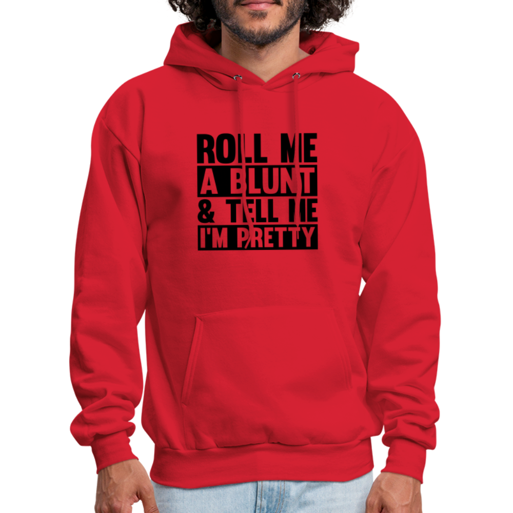 SIE CAPS "ROLL ME A BLUNT" Men's Hoodie - red