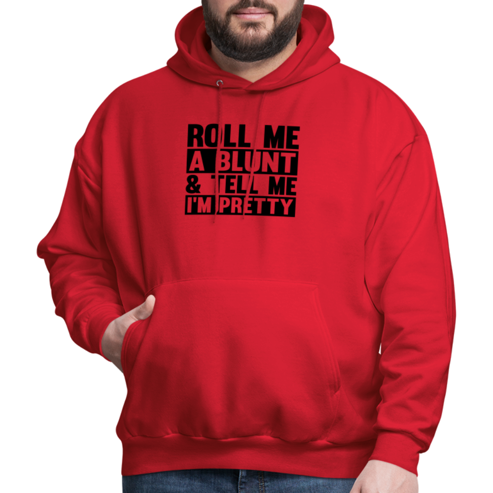 SIE CAPS "ROLL ME A BLUNT" Men's Hoodie - red