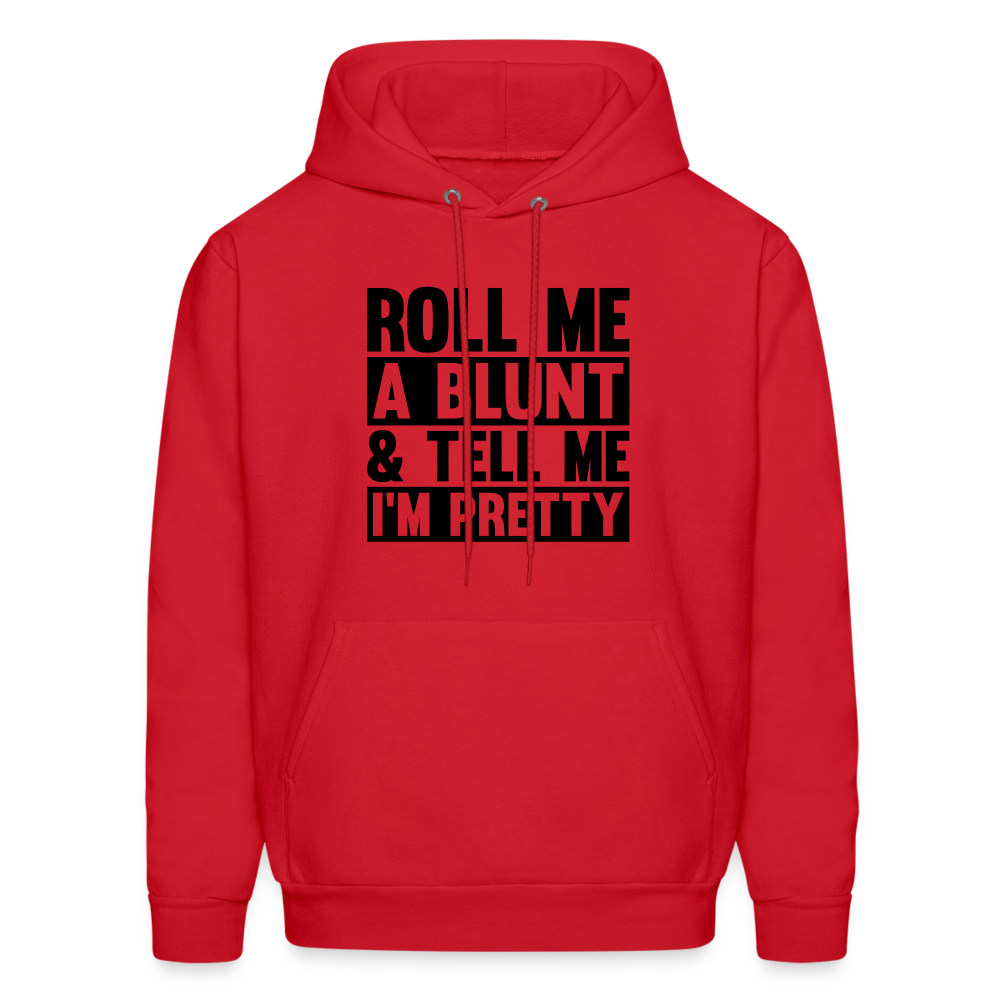 SIE CAPS "ROLL ME A BLUNT" Men's Hoodie - red