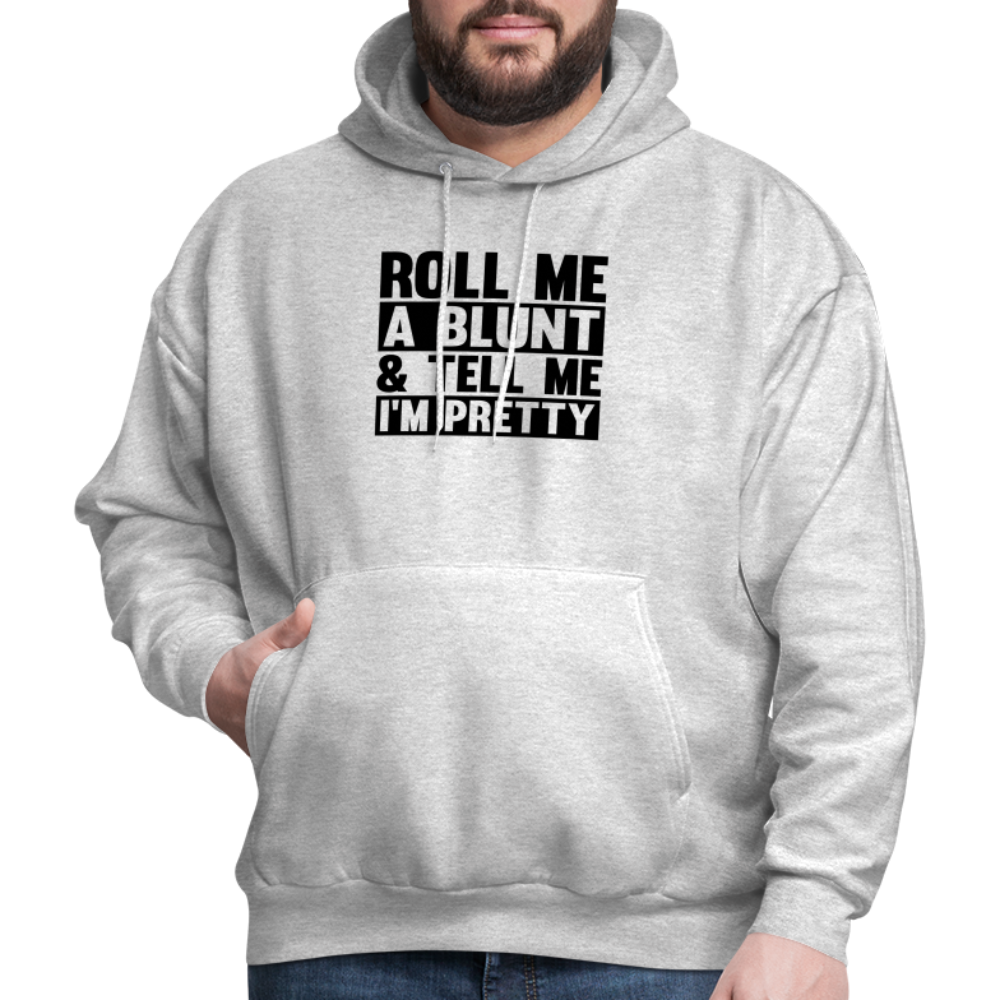 SIE CAPS "ROLL ME A BLUNT" Men's Hoodie - ash 