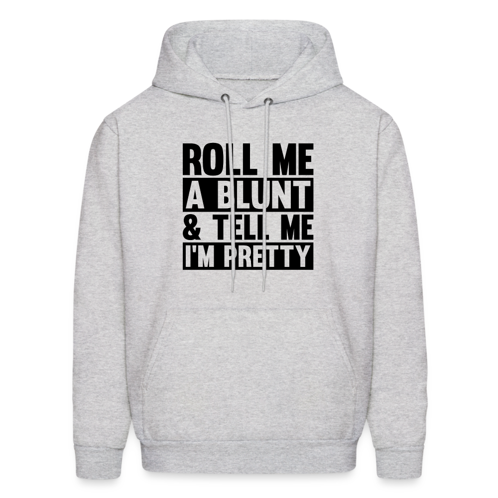 SIE CAPS "ROLL ME A BLUNT" Men's Hoodie - ash 