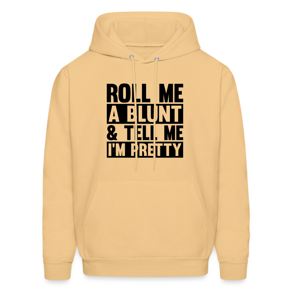 SIE CAPS "ROLL ME A BLUNT" Men's Hoodie - light yellow