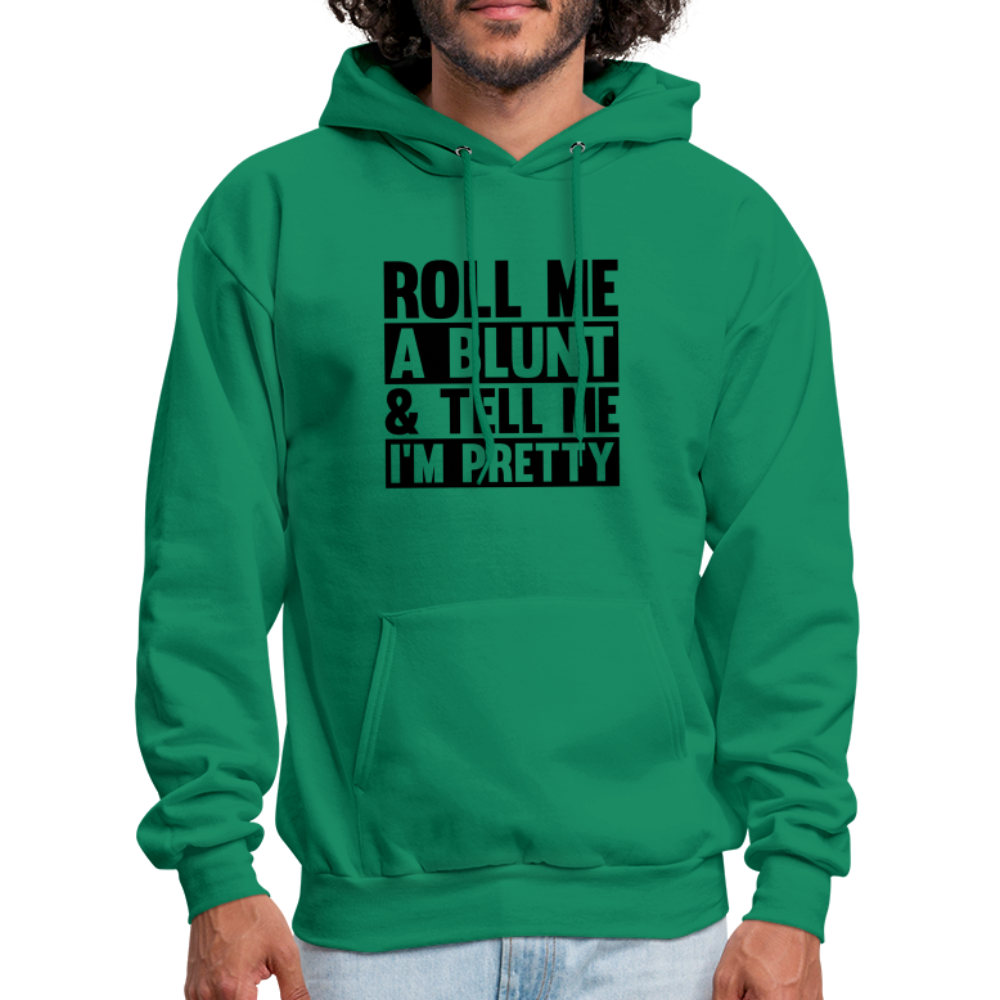 SIE CAPS "ROLL ME A BLUNT" Men's Hoodie - kelly green