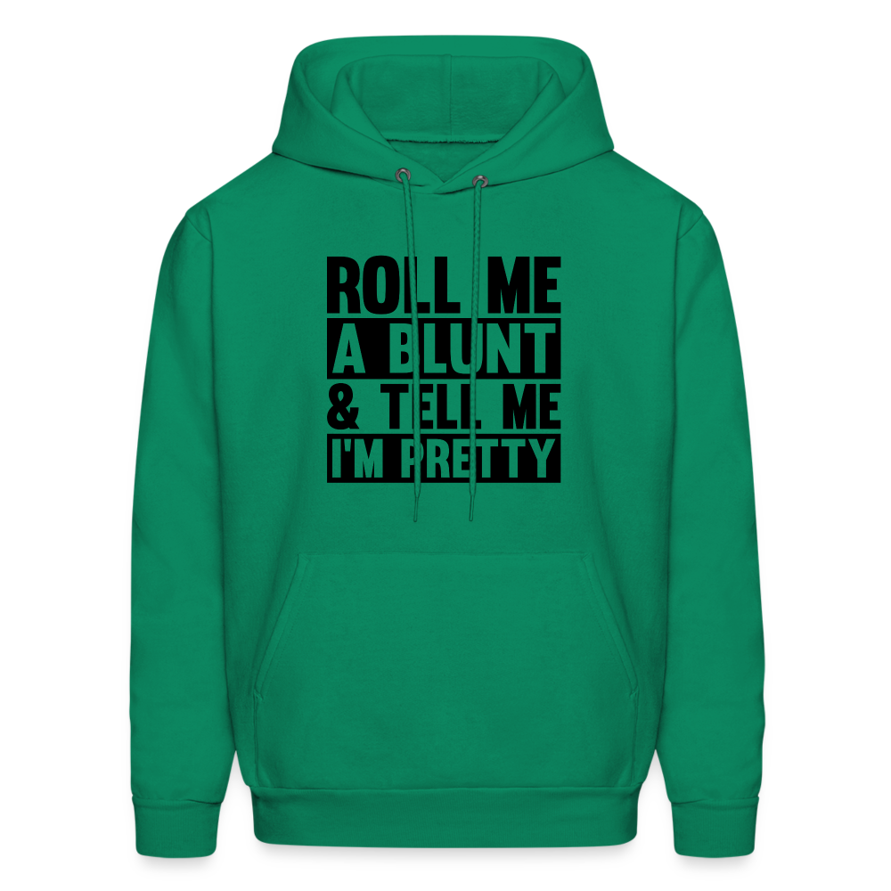 SIE CAPS "ROLL ME A BLUNT" Men's Hoodie - kelly green