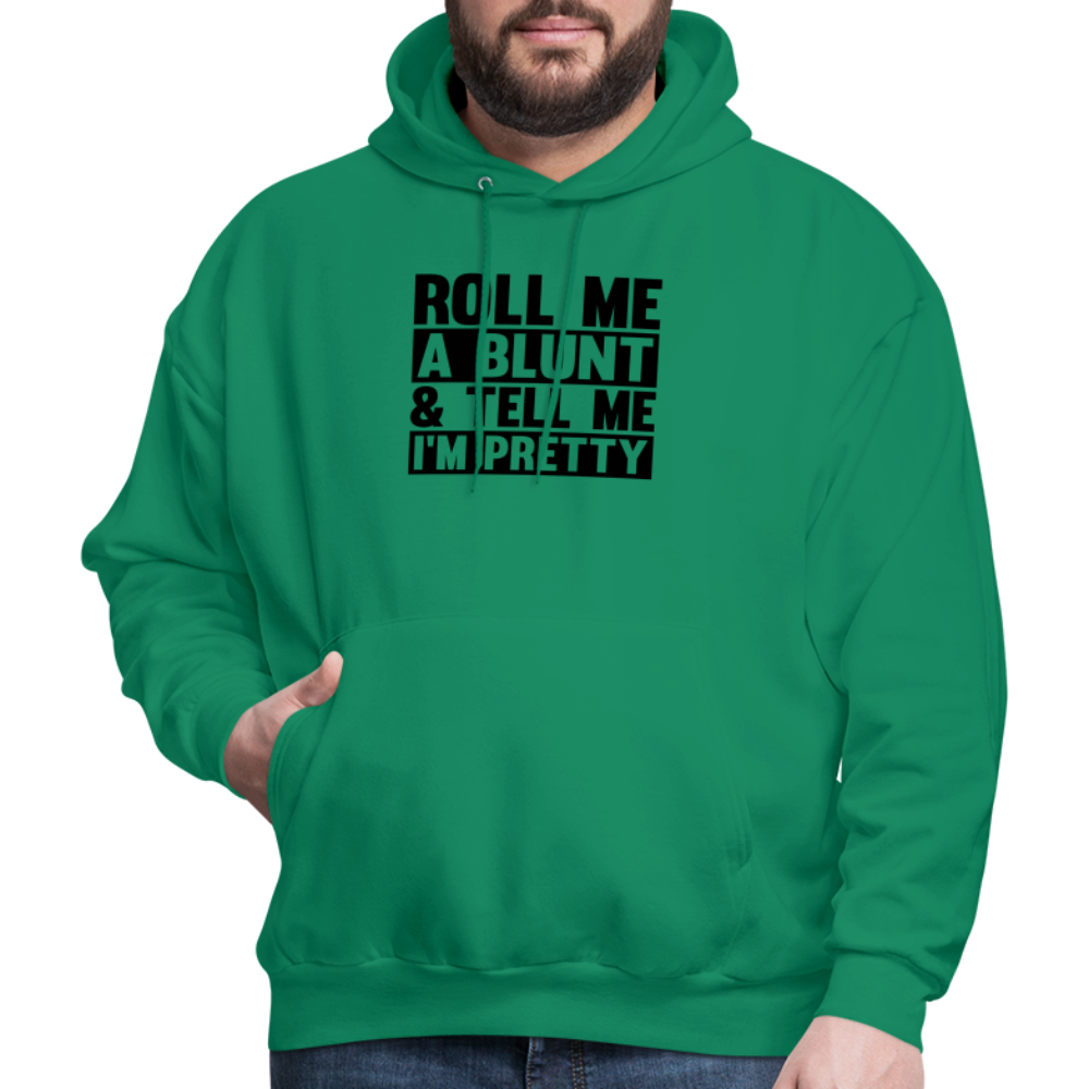 SIE CAPS "ROLL ME A BLUNT" Men's Hoodie - kelly green