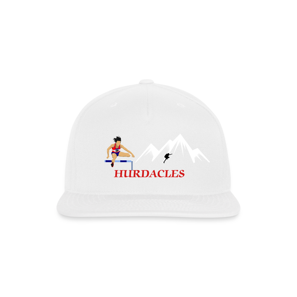 SIE CAPS "HURDACLES" Authentic Snapback Baseball Cap - white