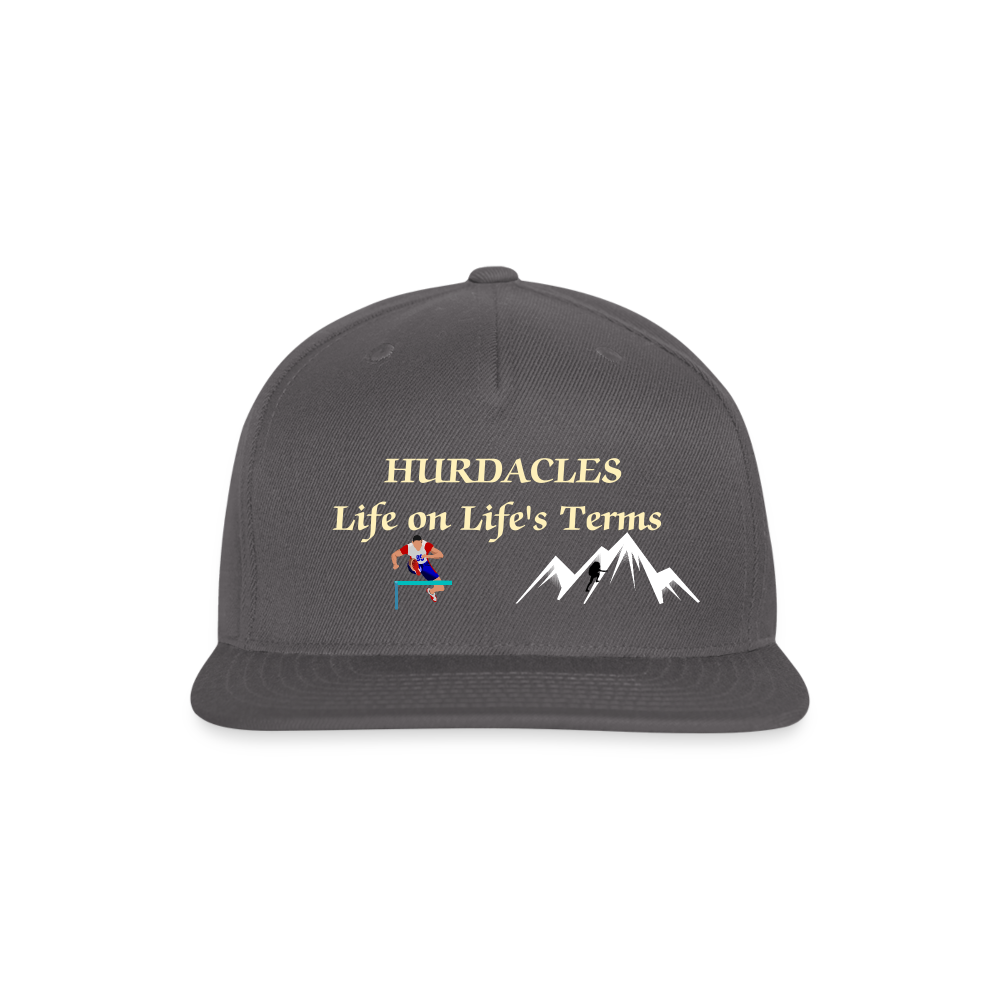 SIE CAPS "HURDACLES" Authentic Snapback Baseball Cap - dark grey