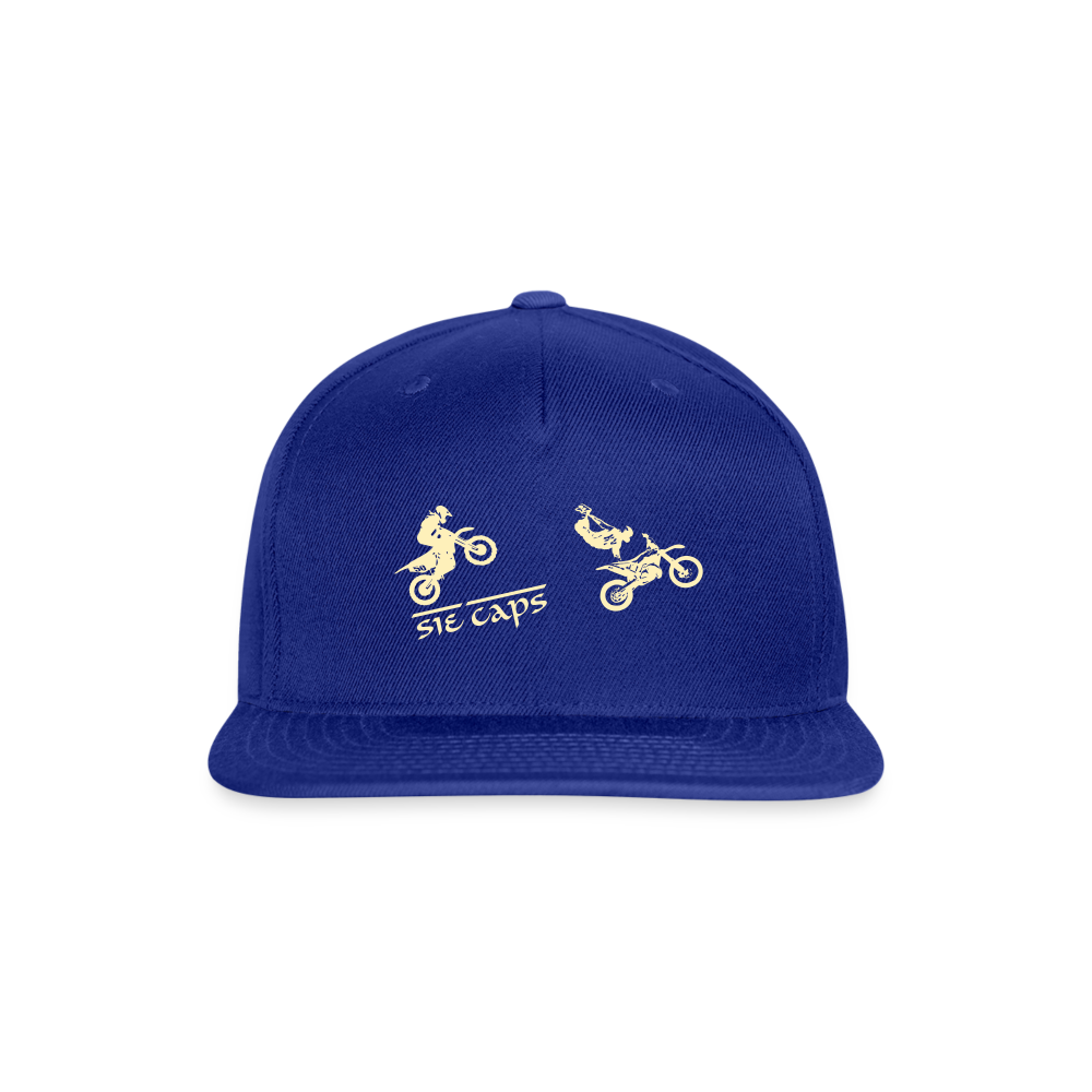 SIE CAPS "MOTO" Authentic Snapback Baseball Cap - royal blue