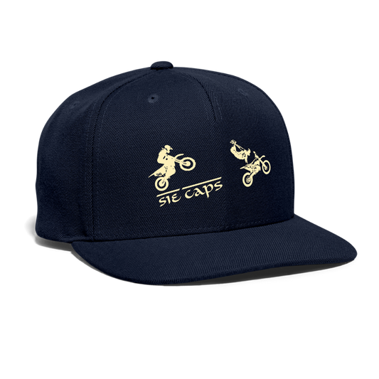 SIE CAPS "MOTO" Authentic Snapback Baseball Cap - navy