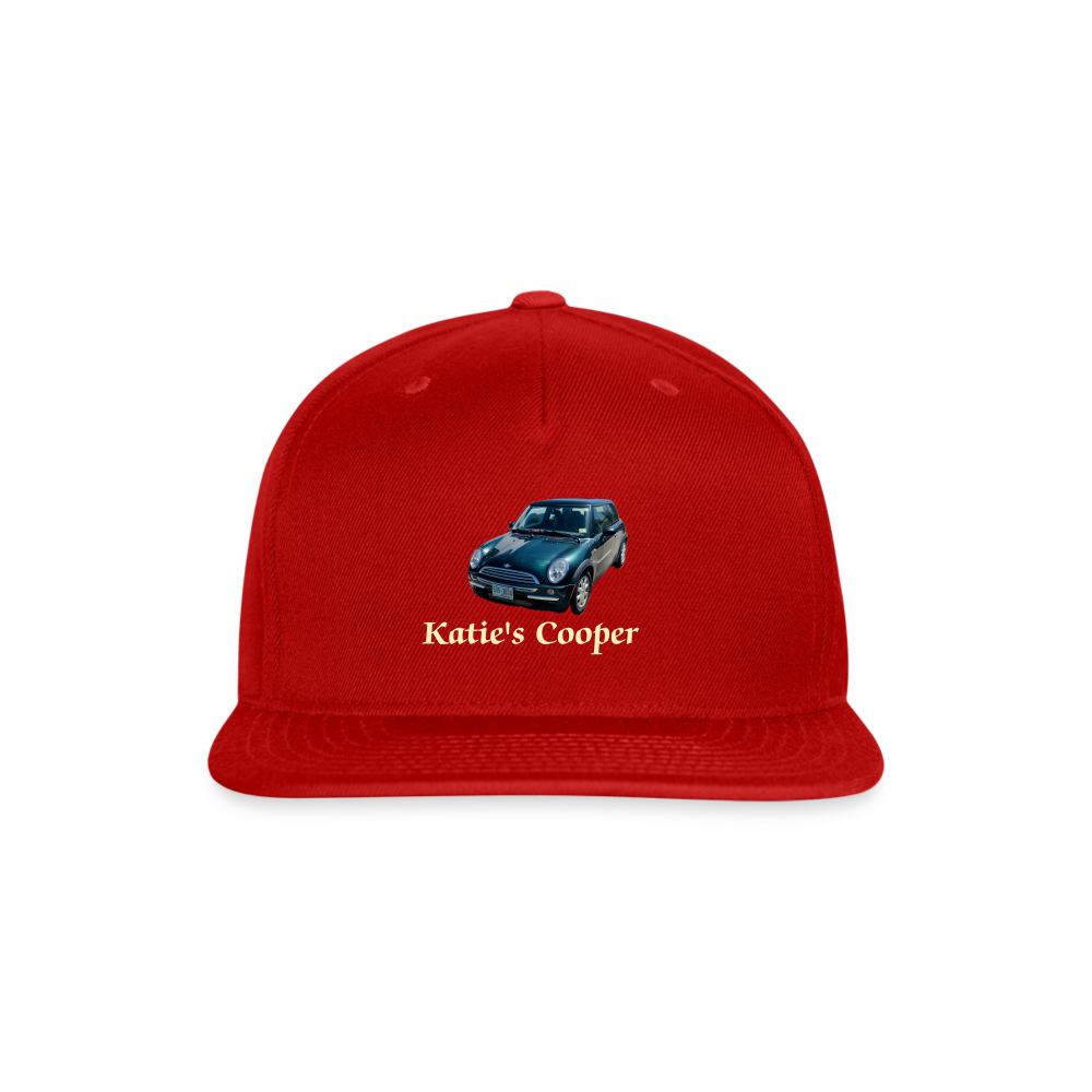 SIE CAPS "KATIE'S COOPER Authentic Snapback Baseball Cap - red