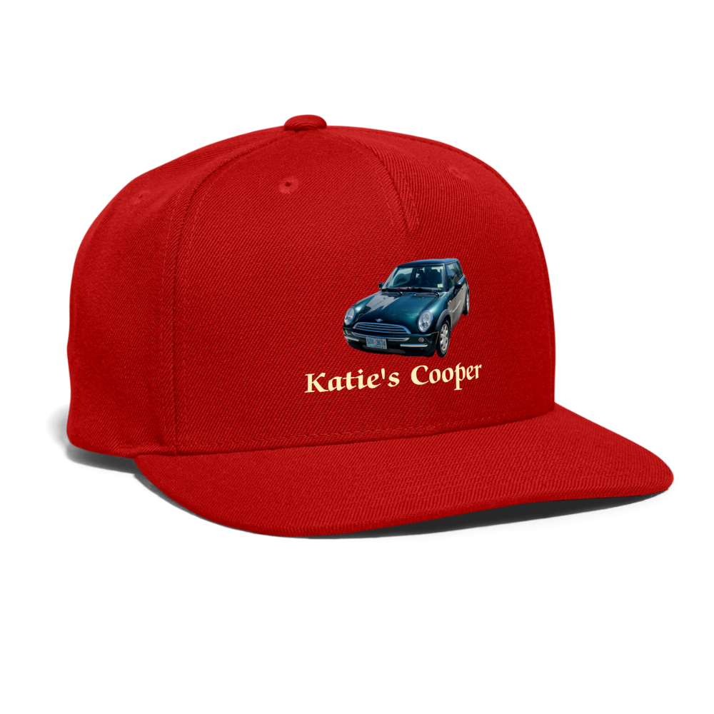 SIE CAPS "KATIE'S COOPER Authentic Snapback Baseball Cap - red