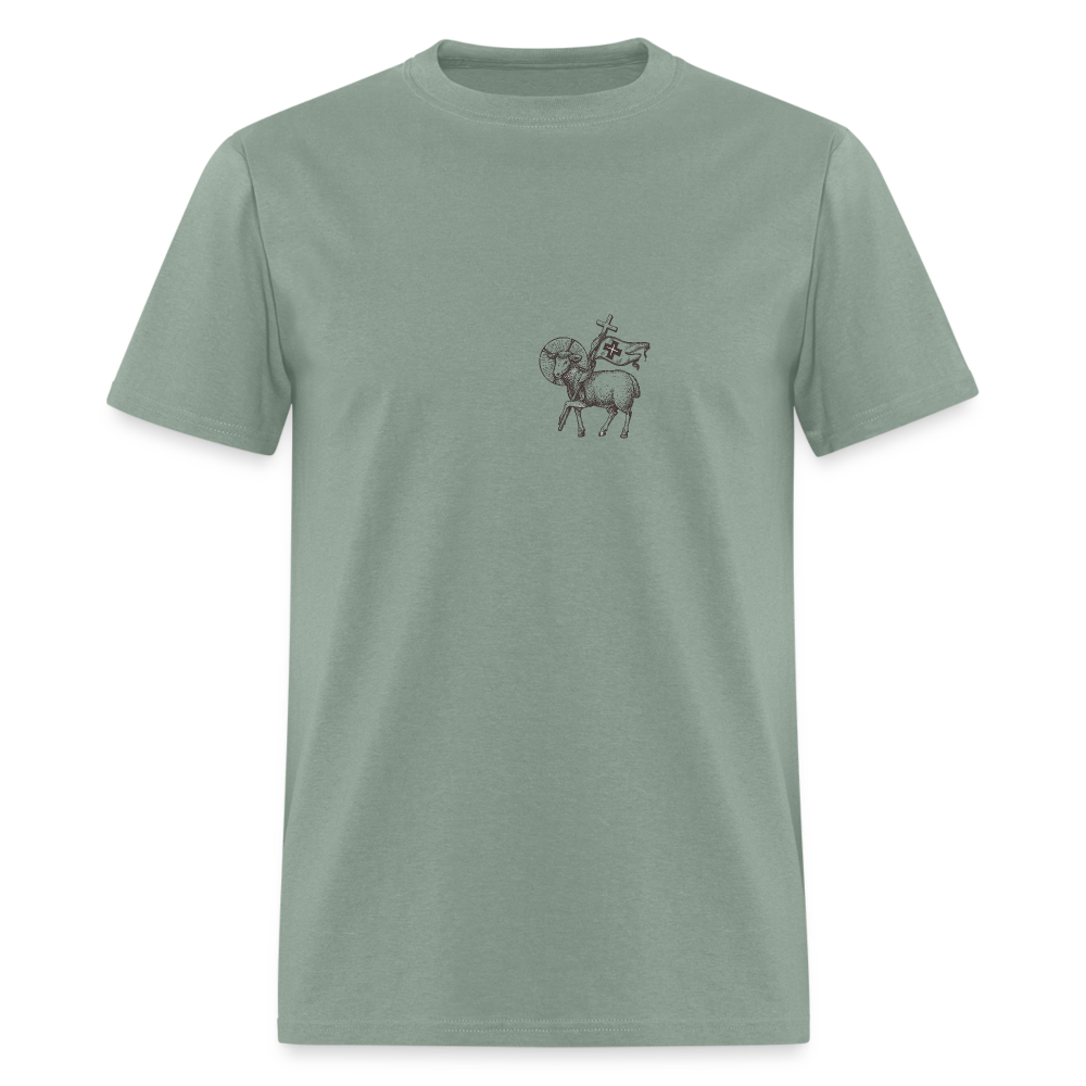 SIE CAPS "GODS LAMB" Unisex Classic T-Shirt - sage