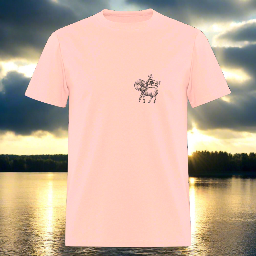 SIE CAPS"GODS LAMB" Unisex Classic T-Shirt - blush pink 