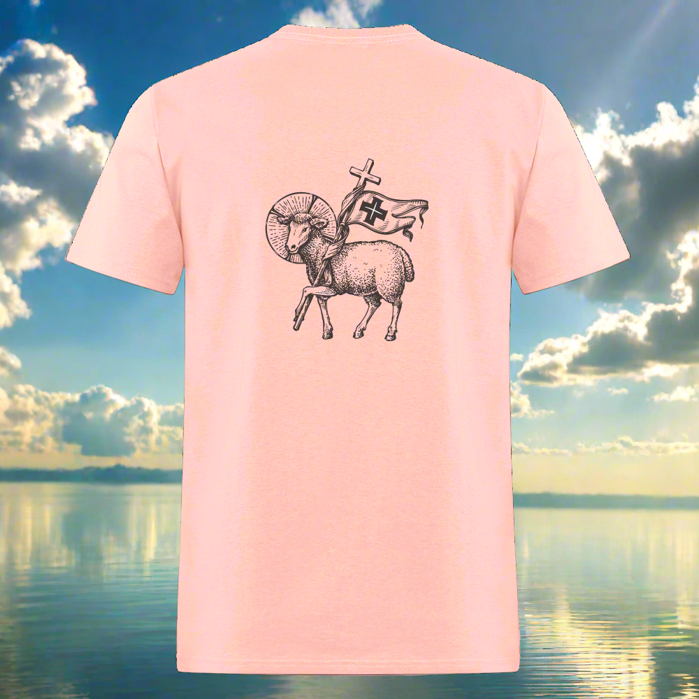 SIE CAPS"GODS LAMB" Unisex Classic T-Shirt - blush pink 