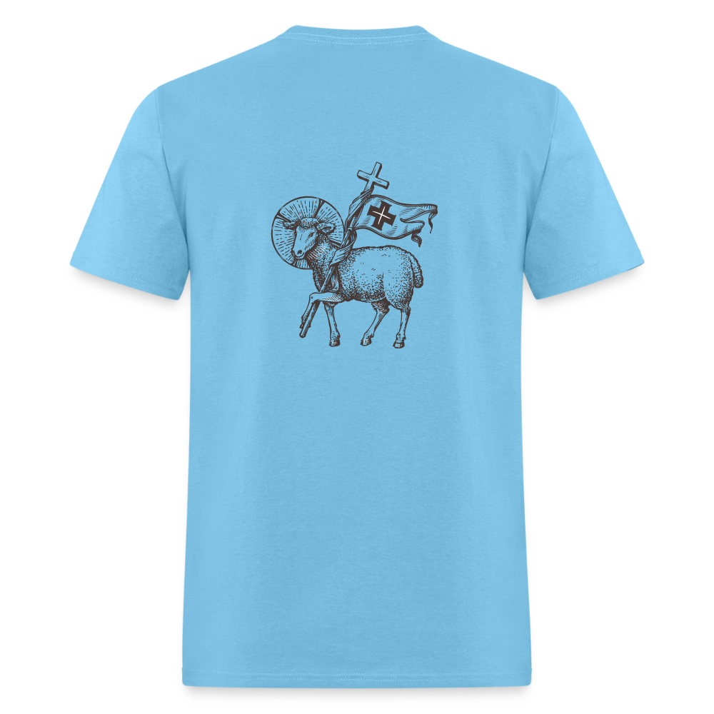 SIE CAPS "GODS LAMB" Unisex Classic T-ShirtUnisex Classic T-Shirt - aquatic blue
