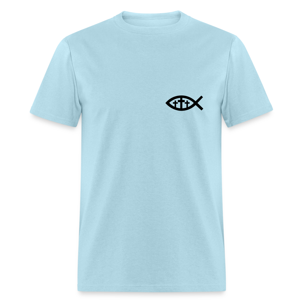 SIE CAPS "JESUS FISH" Unisex Classic T-Shirt - powder blue