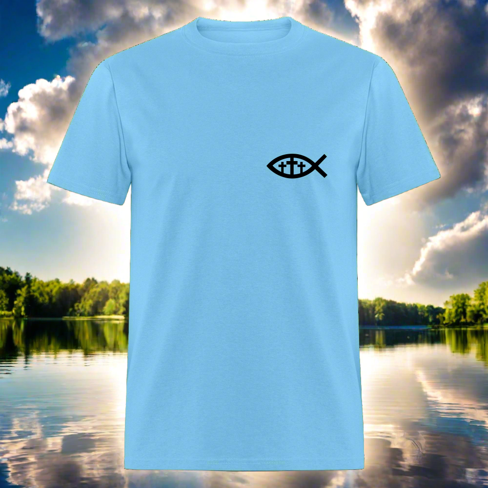 SIE CAPS "JESUS FISH" Unisex Classic T-Shirt - aquatic blue