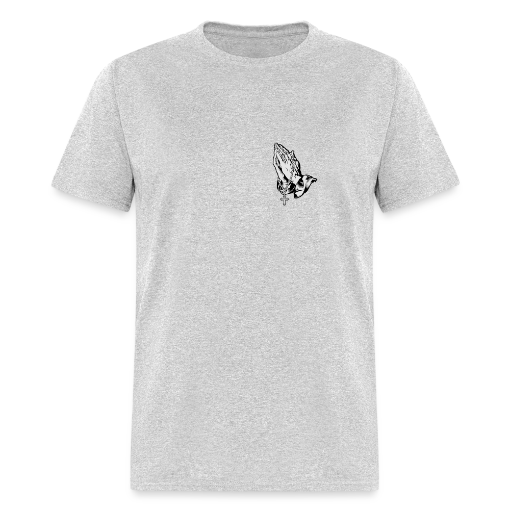 SIE CAPS "PRAYING HANDS" Unisex Classic T-Shirt - heather gray