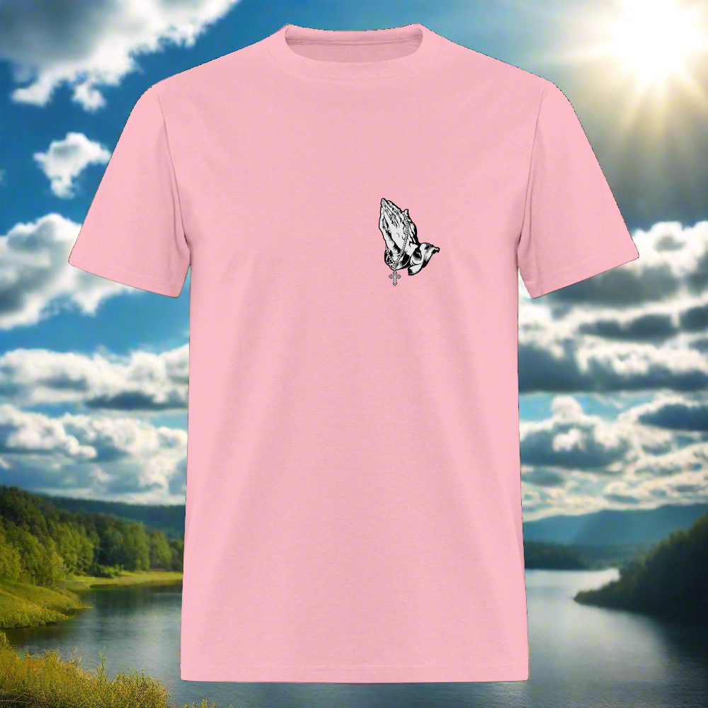 SIE CAPS "PRAYING HANDS" Unisex Classic T-Shirt - pink