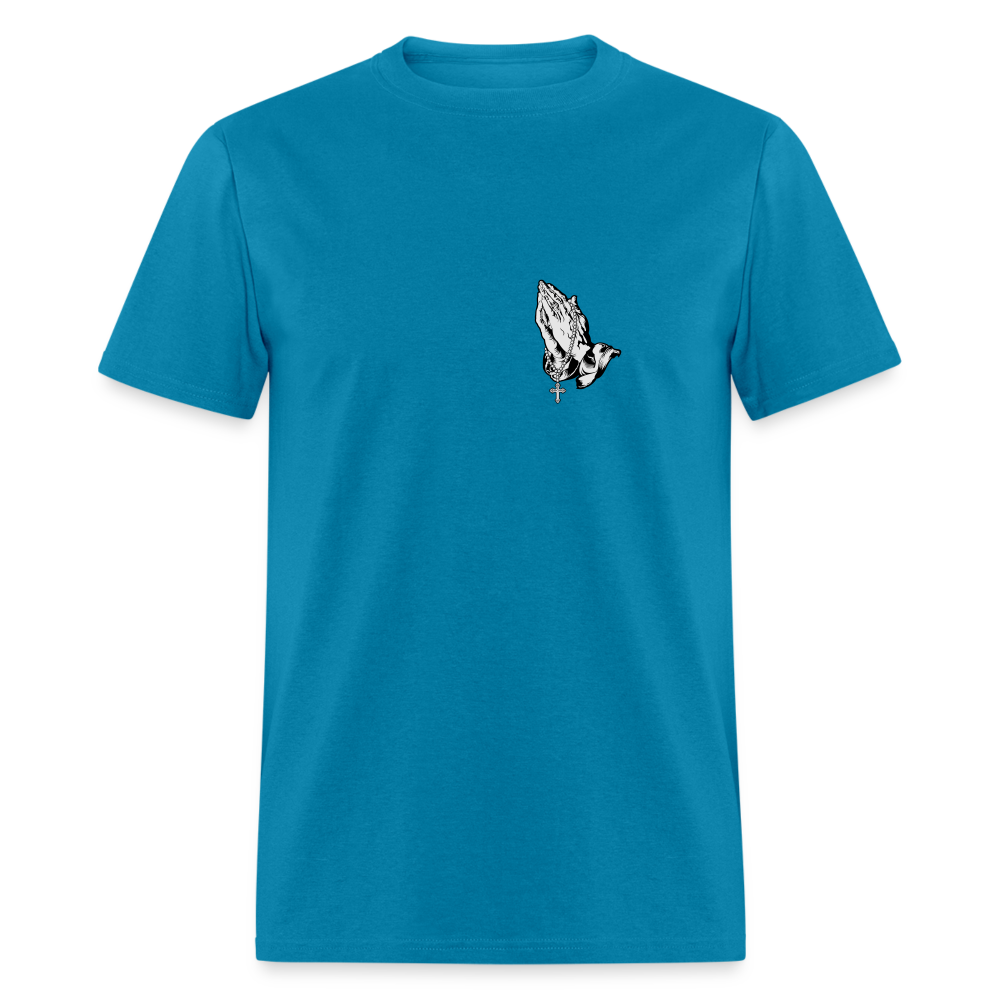 SIE CAPS "PRAYING HANDS" Unisex Classic T-Shirt - turquoise