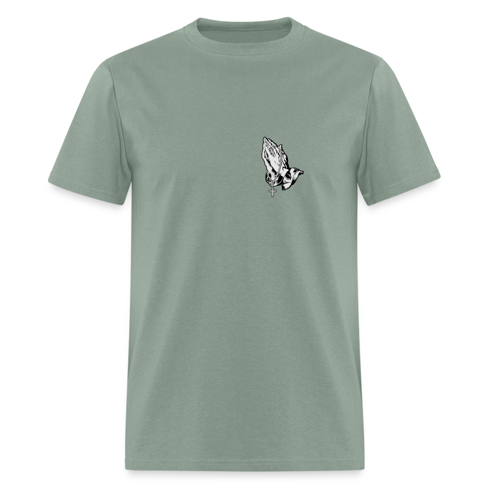 SIE CAPS "PRAYING HANDS" Unisex Classic T-Shirt - sage