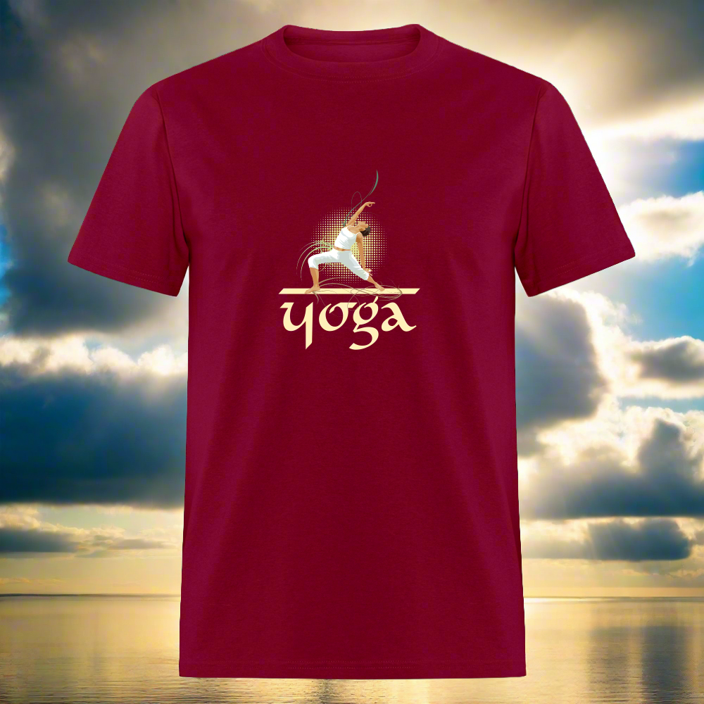 SIE CAPS "YOGA" Unisex Classic T-Shirt - burgundy