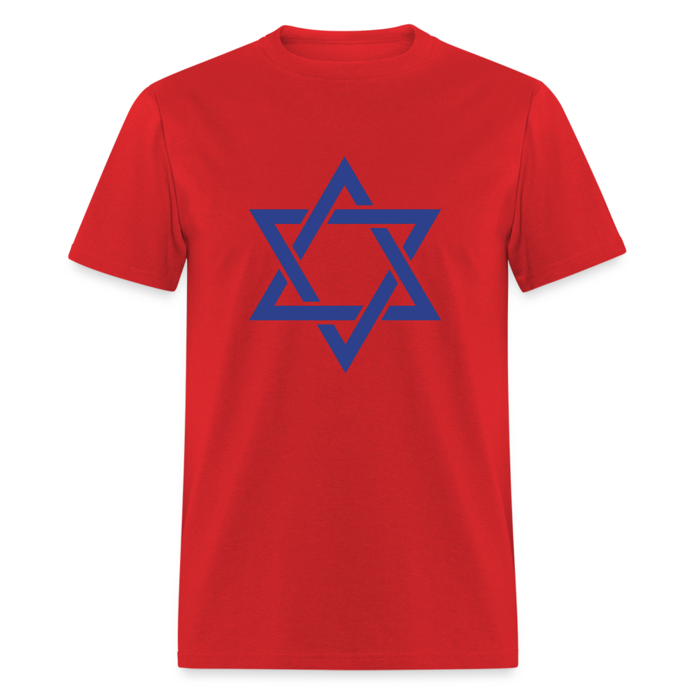 SIE CAPS "STAR OF DAVID" Unisex Classic T-Shirt - red