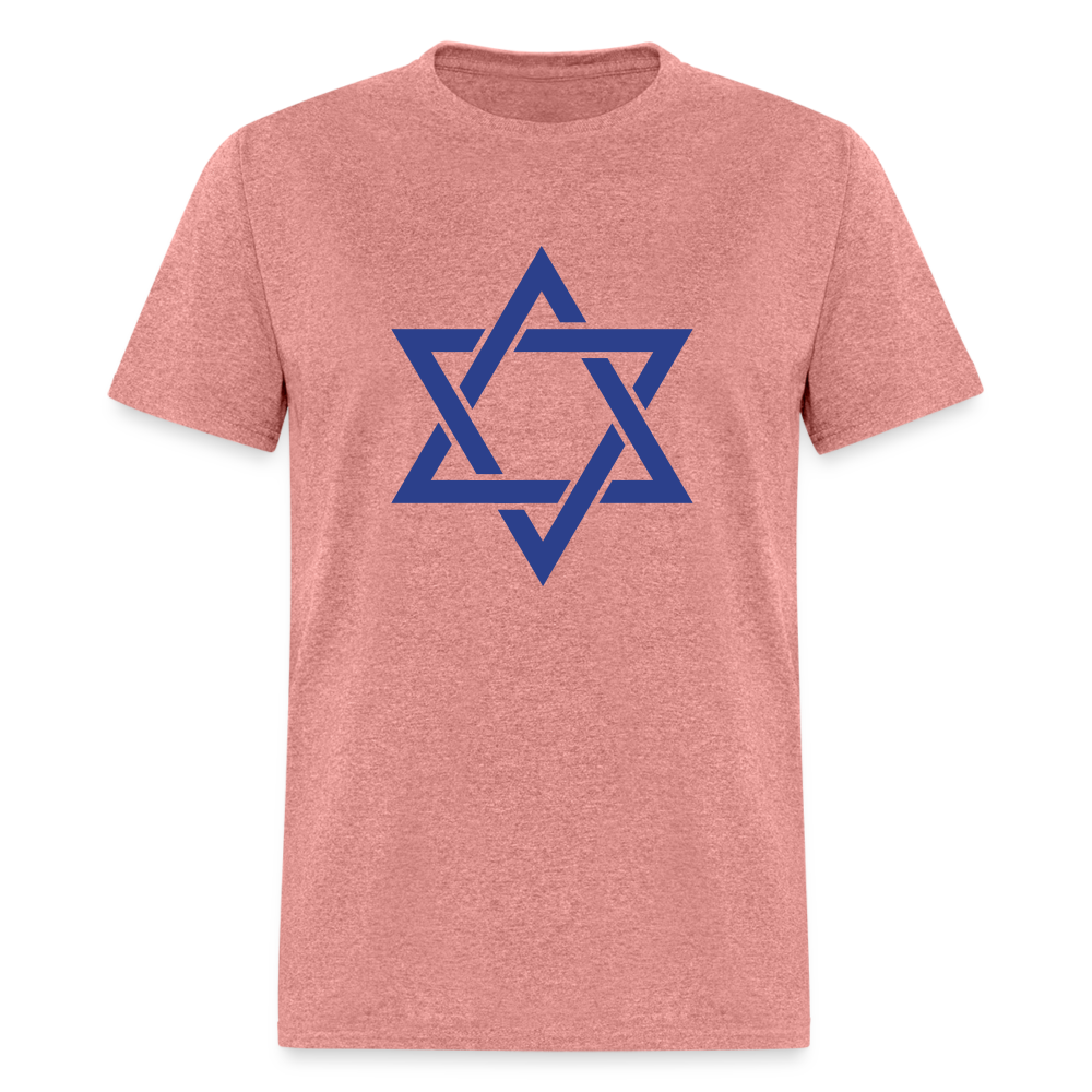 SIE CAPS "STAR OF DAVID" Unisex Classic T-Shirt - heather mauve