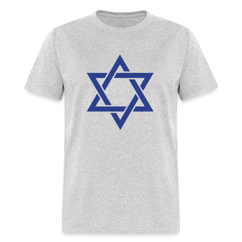 SIE CAPS "STAR OF DAVID" Unisex Classic T-Shirt - heather gray