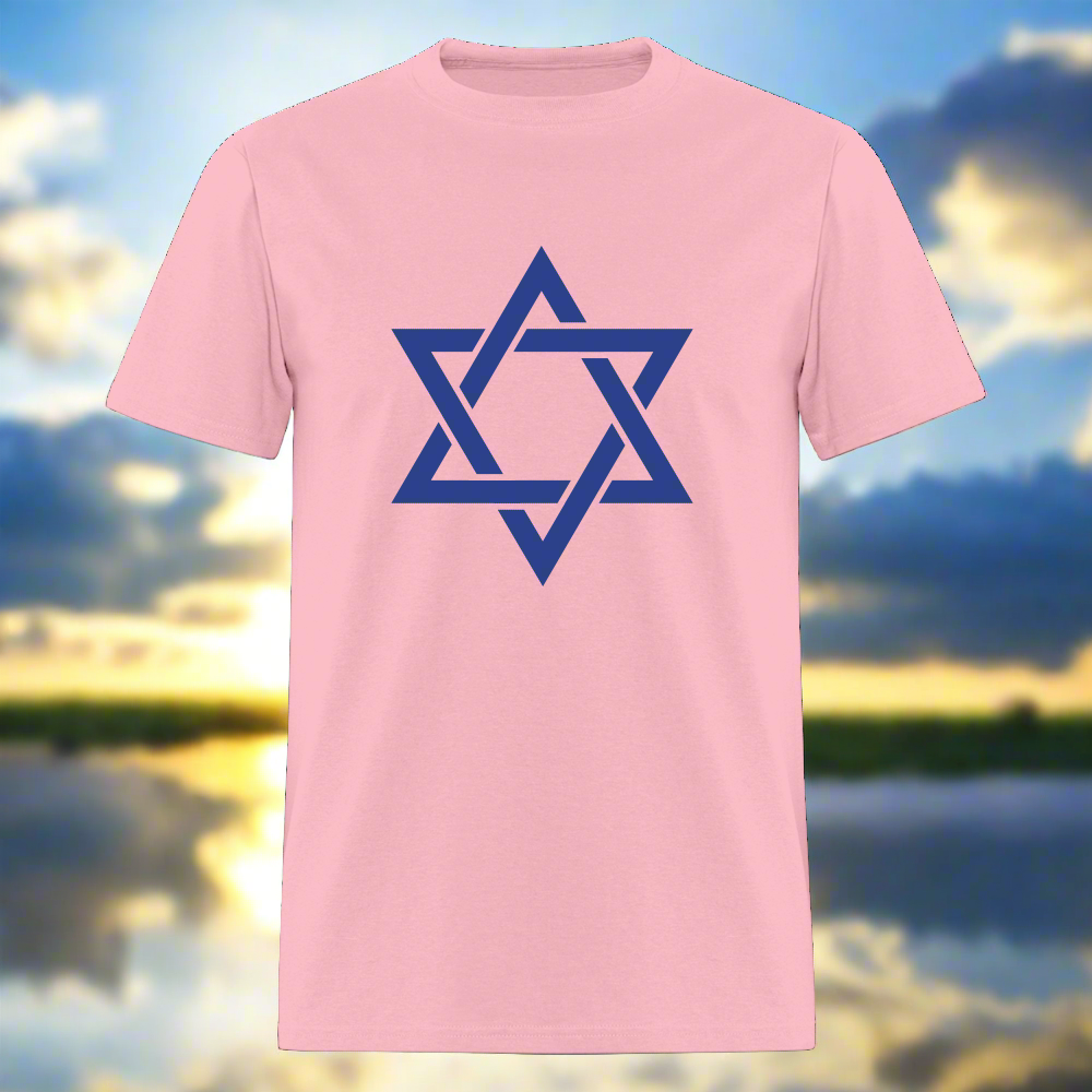 SIE CAPS "STAR OF DAVID" Unisex Classic T-Shirt - pink