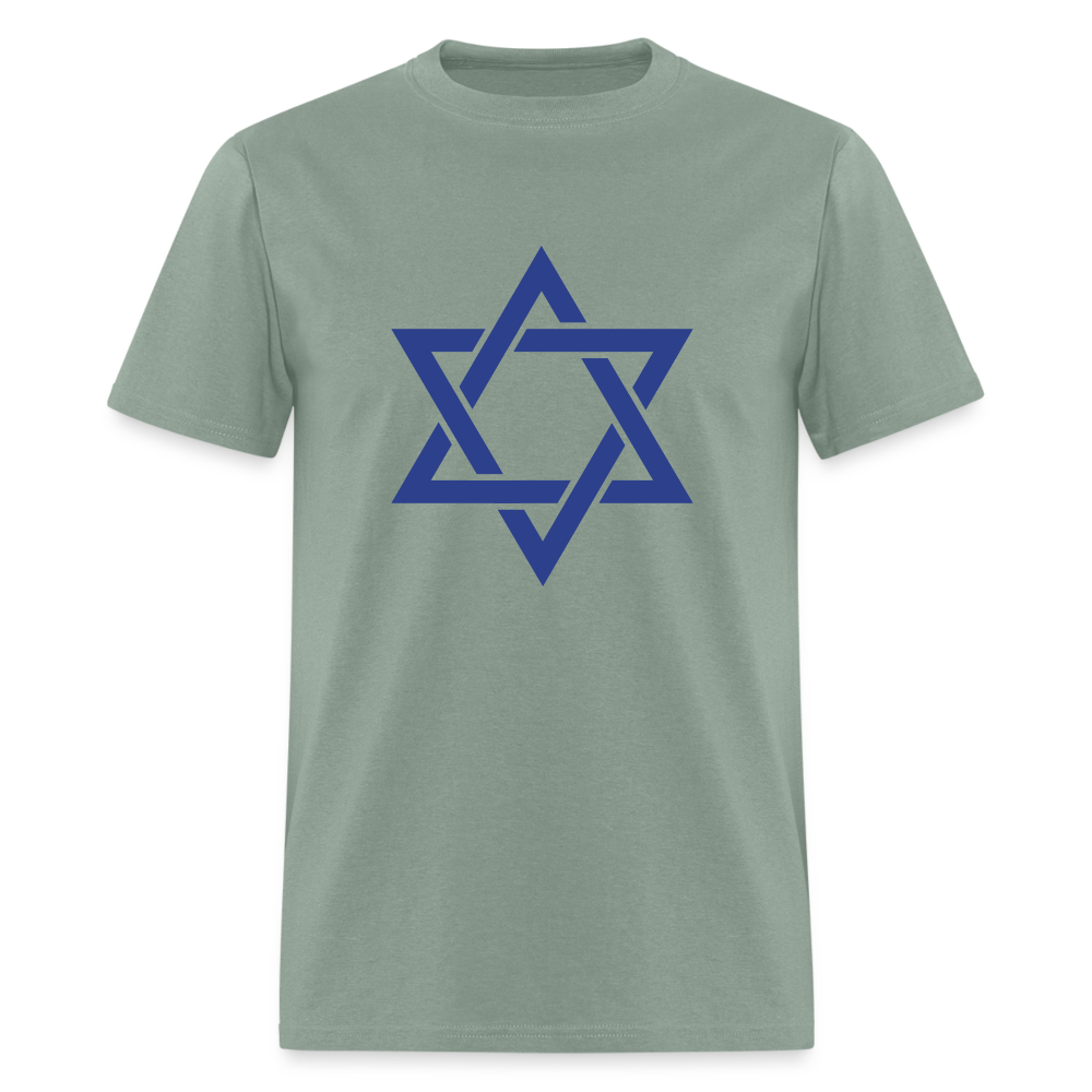 SIE CAPS "STAR OF DAVID" Unisex Classic T-Shirt - sage