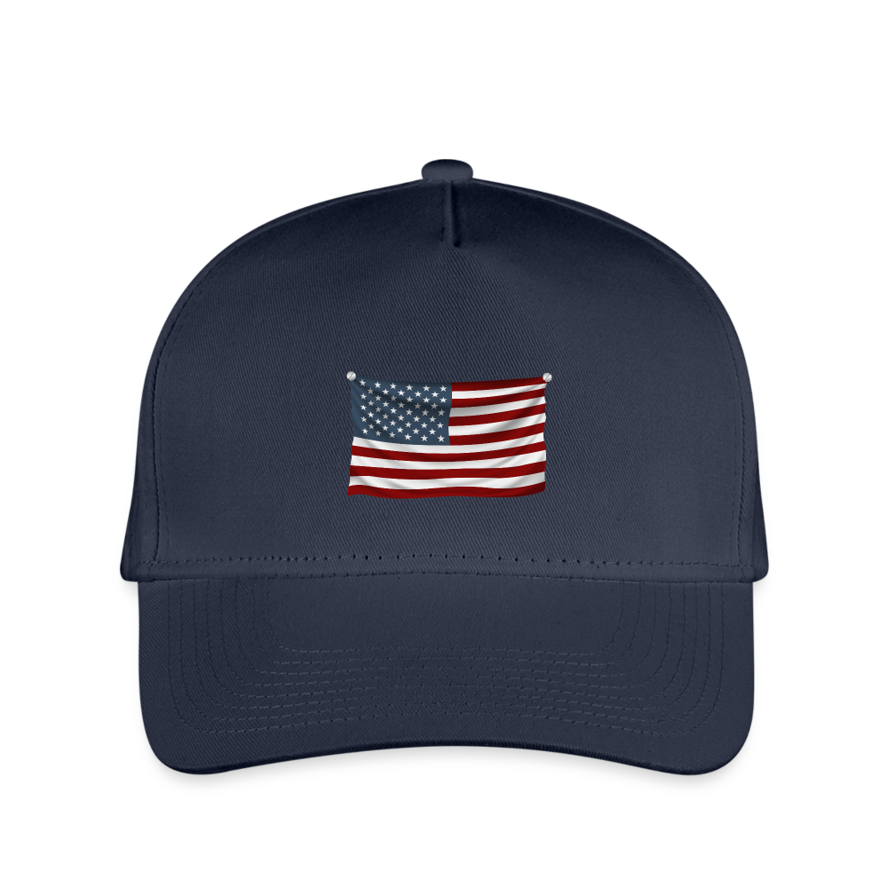 SIE CAPS "AMERICAN FLAG" Snapback Kid's Baseball Cap - navy