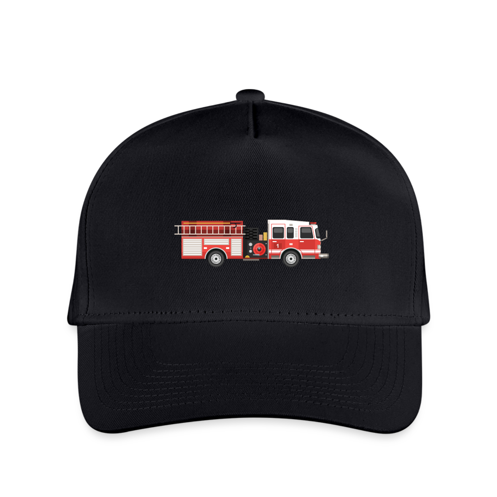 SIE CAPS "FIRE TRUCK" Original Snapback Kid's Baseball Cap - black